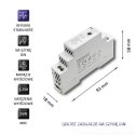 Qoltec Zasilacz na szynę DIN | 15W | 12V | 1.25A | Szary Qoltec Zasilacz na szynę DIN | 15W | 12V | 1.25A | Szary