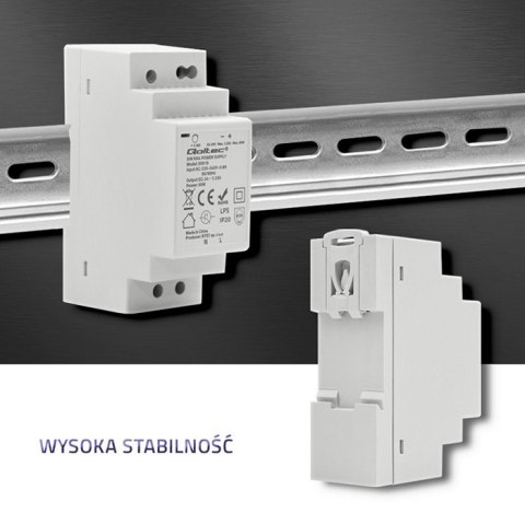 Qoltec Zasilacz na szynę DIN | 30W | 24V | 1.25A | Szary Qoltec Zasilacz na szynę DIN | 30W | 24V | 1.25A | Szary