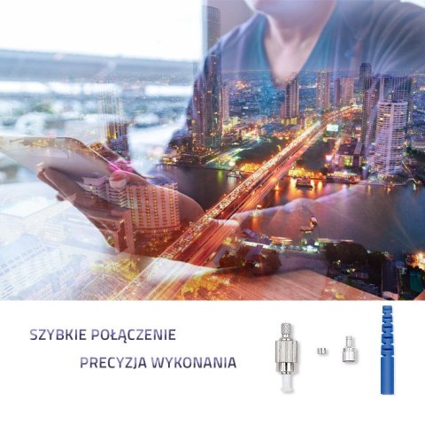 Qoltec Złącze światłowodowe FC/APC | Singlemode | 2.0mm | Zestaw montażowy | 200szt. Qoltec Złącze światłowodowe FC/APC | Singlemode | 2.0mm | Zestaw montażowy | 200szt.