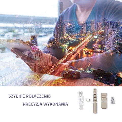 Qoltec Złącze światłowodowe SC | Multimode | 3.0mm | 200szt. Qoltec Złącze światłowodowe SC | Multimode | 3.0mm | 200szt.