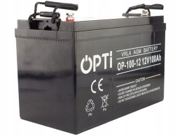 Akumulator bezobsługowy OPTI VRLA AGM 12V 100Ah