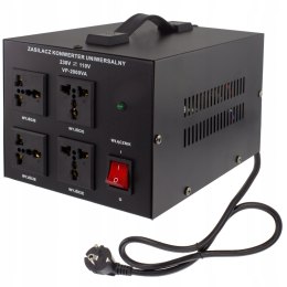 Konwerter napięcia 230V - 110V 2000W 4 wyjścia