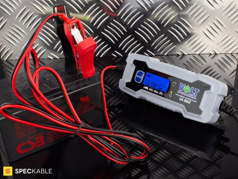 Prostownik automatyczny ładowarka 16V 12V LCD 5A