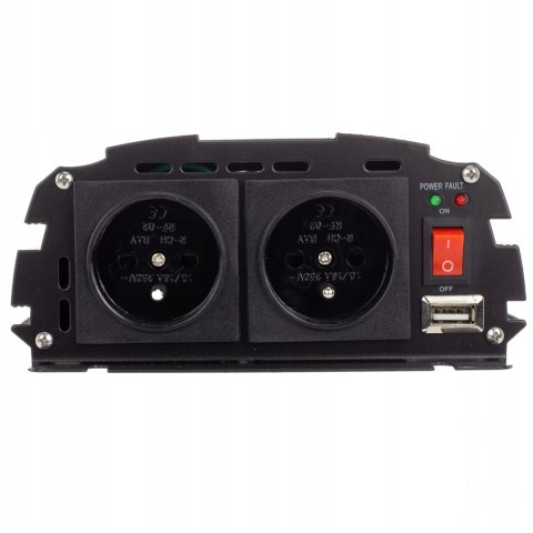 Przetwornica 24V 230V samochodowa napięcia 1000W