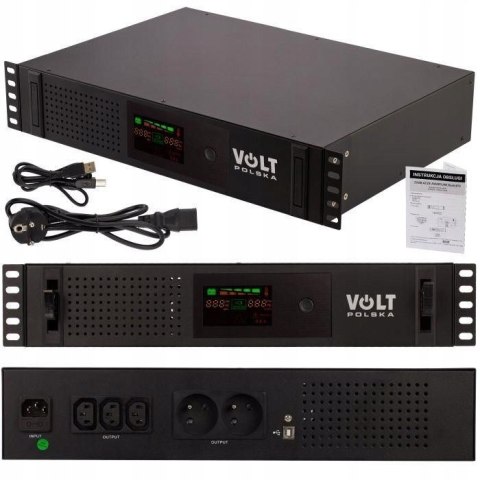 Zasilacz awaryjny RackUPS 1200VA/720W 2*7Ah Zasilacz awaryjny RackUPS 1200VA/720W 2*7Ah