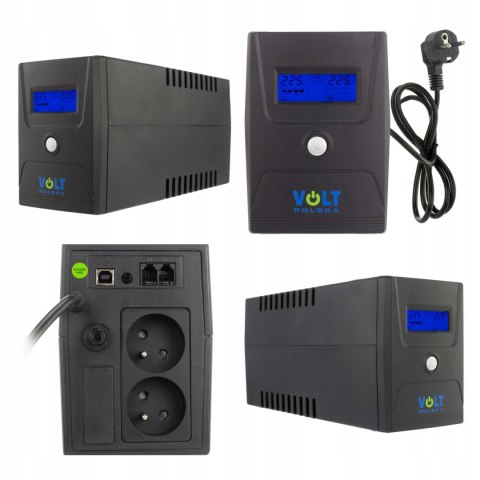 Zasilacz awaryjny UPS 800VA 480W LCD + PROGRAM Zasilacz awaryjny UPS 800VA 480W LCD + PROGRAM