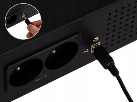 Zasilacz awaryjny UPS 850VA 480W RACK 19'' 2U 9Ah Zasilacz awaryjny UPS 850VA 480W RACK 19'' 2U 9Ah