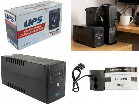 Zasilacz awaryjny Volt Pico UPS 800VA 480W 9Ah Zasilacz awaryjny Volt Pico UPS 800VA 480W 9Ah