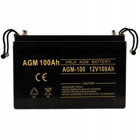 Akumulator bezobsługowy AGM 12V 100Ah Akumulator bezobsługowy AGM 12V 100Ah