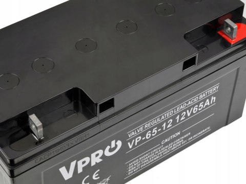 Akumulator bezobsługowy VPRO VRLA AGM 12V 65Ah