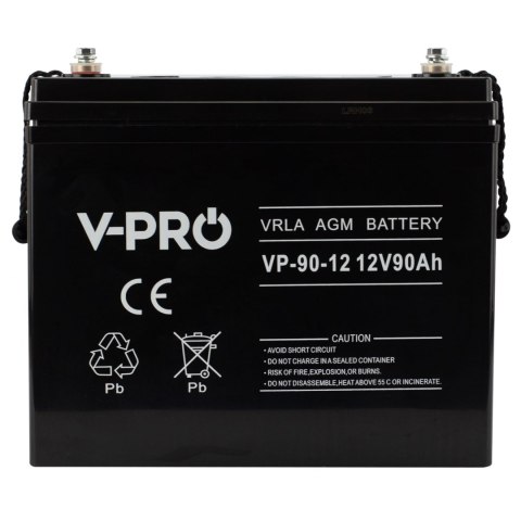 Akumulator bezobsługowy VPRO VRLA AGM 12V 90Ah Akumulator bezobsługowy VPRO VRLA AGM 12V 90Ah