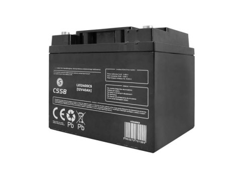 Akumulator żelowy 12V 40Ah LX12400CS