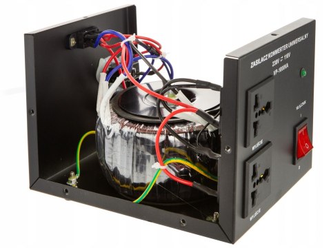 Konwerter napięcia 230V-110V 1000VA uniwersalny