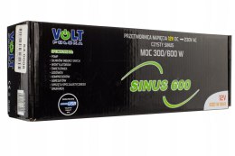 PRZETWORNICA PRĄDU NAPIĘCIA SINUS 12V 230V 600W