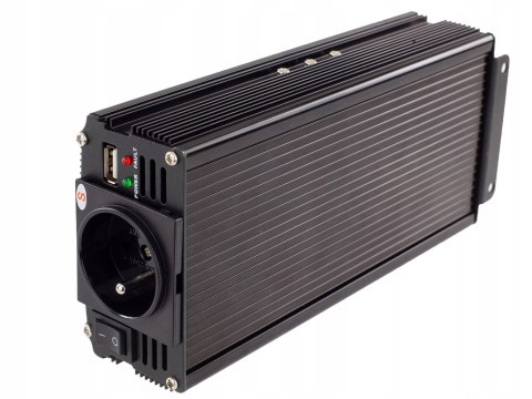 PRZETWORNICA PRĄDU NAPIĘCIA SINUS 12V 230V 600W PRZETWORNICA PRĄDU NAPIĘCIA SINUS 12V 230V 600W
