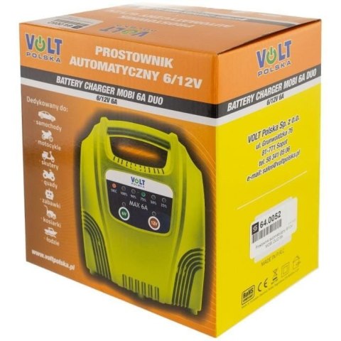 Prostownik automatyczny 6/12V MOBI DUO 6A