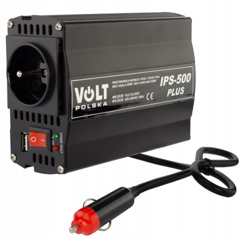 Przetwornica napięcia IPS 500 PLUS 12/230V (350/500W) Przetwornica napięcia IPS 500 PLUS 12/230V (350/500W)