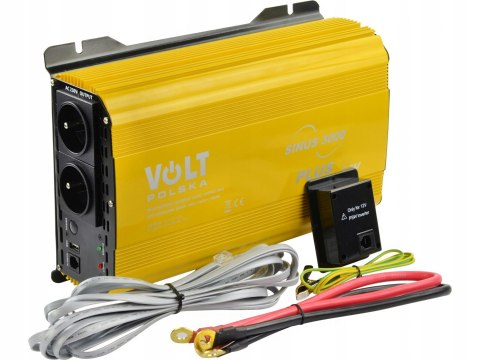 Przetwornica napięcia 12V 3000W SINUS PLUS Czysty Sinus Przetwornica napięcia 12V 3000W SINUS PLUS Czysty Sinus