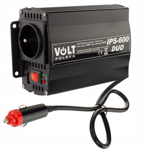 Przetwornica napięcia IPS 600 DUO 12V/24V / 230V 300/600W Przetwornica napięcia IPS 600 DUO 12V/24V / 230V 300/600W