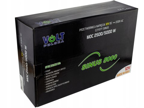 Przetwornica prądu napięcia 12V 5000W SINUS Przetwornica prądu napięcia 12V 5000W SINUS