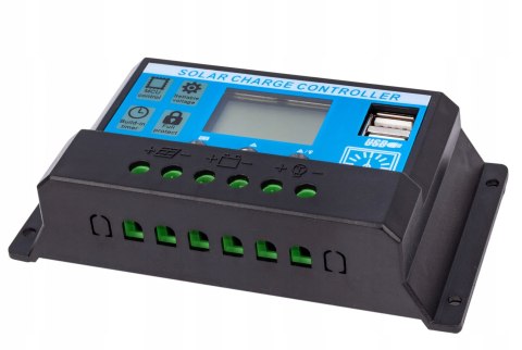 Regulator solarny SOL 20A LCD 2xUSB Regulator solarny SOL 20A LCD 2xUSB