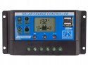 SOLARNY REGULATOR ŁADOWANIA PWM LCD USB 12/24V 30A SOLARNY REGULATOR ŁADOWANIA PWM LCD USB 12/24V 30A