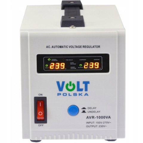 Stabilizator napięcia prąd AVR 1000VA VOLT POLSKA Stabilizator napięcia prąd AVR 1000VA VOLT POLSKA