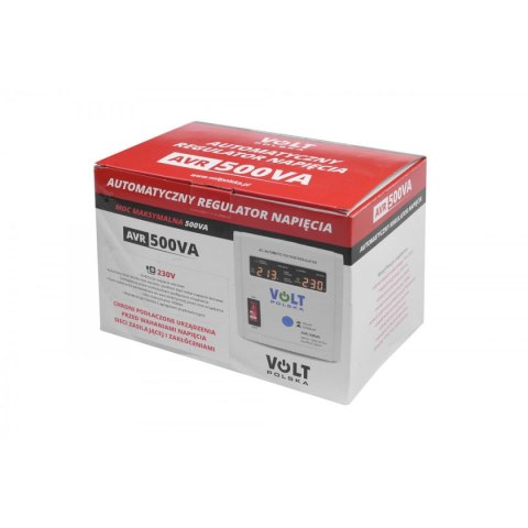 Stabilizator napięcia prąd AVR 500 VA VOLT POLSKA