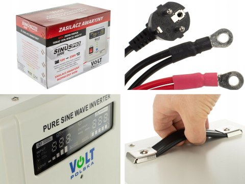 Zasilacz awaryjny sinus Pro 500 E 12V/230V Zasilacz awaryjny sinus Pro 500 E 12V/230V