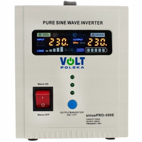 Zasilacz awaryjny sinus Pro 500 E 12V/230V Zasilacz awaryjny sinus Pro 500 E 12V/230V