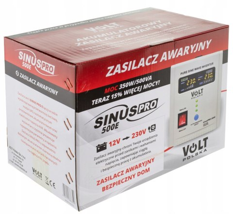 Zasilacz awaryjny sinus Pro 500 E 12V/230V Zasilacz awaryjny sinus Pro 500 E 12V/230V