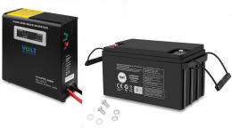 Zestaw zasilacz Awaryjny Sinus Pro 500W Akumulator 12V 65Ah