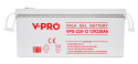 AKUMULATOR GEL VPRO PREMIUM 12V 220 Ah ŻELOWY VRLA BEZOBSŁUGOWY AKUMULATOR GEL VPRO PREMIUM 12V 220 Ah ŻELOWY VRLA BEZOBSŁUGOWY