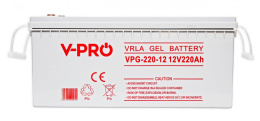 AKUMULATOR GEL VPRO PREMIUM 12V 220 Ah ŻELOWY VRLA BEZOBSŁUGOWY