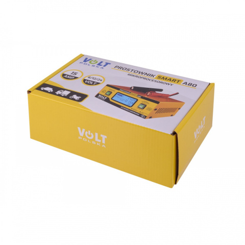 Prostownik akumulatorowy SMART 6V/12V/24V 15A A80 Prostownik akumulatorowy SMART 6V/12V/24V 15A A80