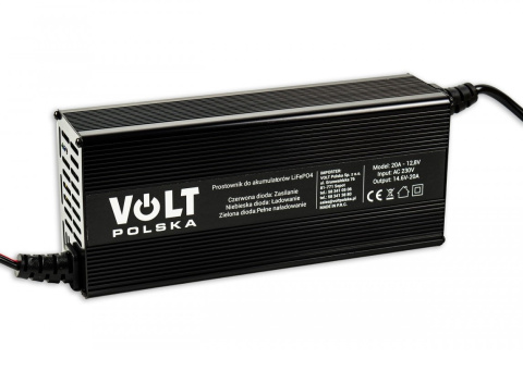 Prostownik do akumulatorów LiFePO4 20A Prostownik do akumulatorów LiFePO4 20A