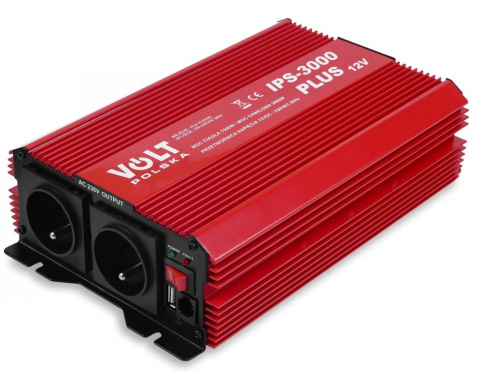 Przetwornica napięcia IPS 3000 PLUS 12/230V (1500/3000W)+pilot Przetwornica napięcia IPS 3000 PLUS 12/230V (1500/3000W)+pilot