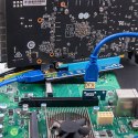 Qoltec Riser PCI-E 1x 16x | USB 3.0 | ver. 009S | SATA/ PCI-E | Czarny