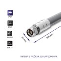 Qoltec Zestaw Antena Lora | 5.8 dBi + kabel zasilający