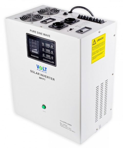 SINUS PRO 2200 S 12/230V (1400/2200W) + 60A MPPT INWERTER SOLARNY SINUS PRO 2200 S 12/230V (1400/2200W) + 60A MPPT INWERTER SOLARNY