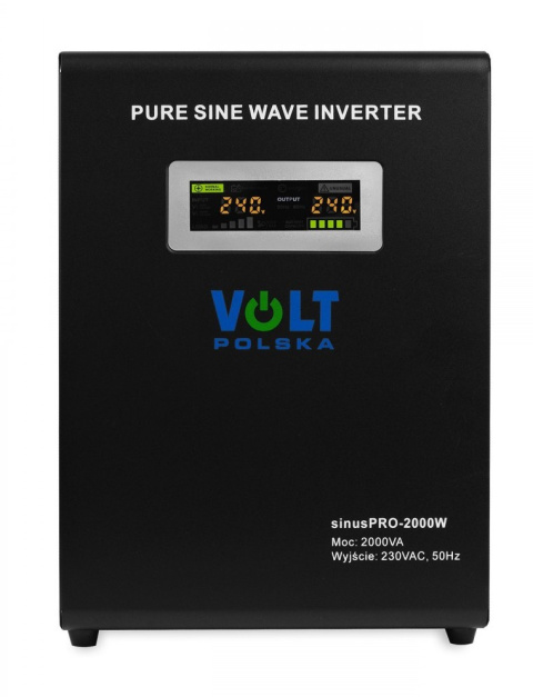 Zasilacz Awaryjny SINUS PRO 2000 W 24/230V (1400/2000W) Zasilacz Awaryjny SINUS PRO 2000 W 24/230V (1400/2000W)