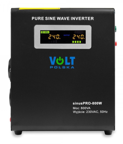 Zasilacz awaryjny sinusPRO seria W 800W 12V 10A Zasilacz awaryjny sinusPRO seria W 800W 12V 10A