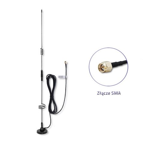 Qoltec Antena GSM 800-2100mhz | Wewnętrzna