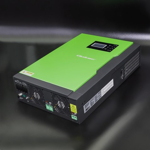 Qoltec Hybrydowy inwerter solarny Off-Grid 6KVA 3,5kW | 100A | 24V | MPPT | Sinus