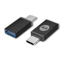 Qoltec Inteligentny czytnik chipowych kart ID SCR-0634 | USB typ C