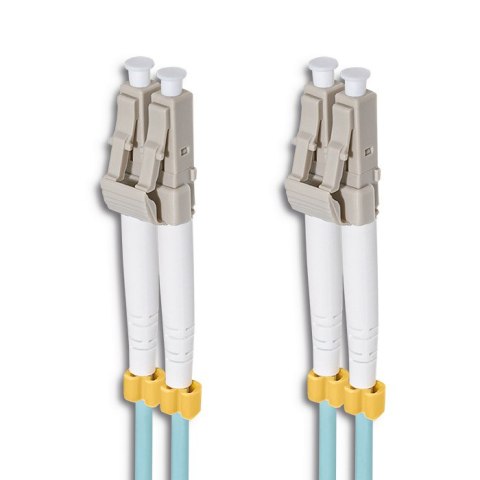 Qoltec Patchcord światłowodowy LC/UPC - LC/UPC | Multimode | 50/125 | OM3 | Duplex | 3m Qoltec Patchcord światłowodowy LC/UPC - LC/UPC | Multimode | 50/125 | OM3 | Duplex | 3m