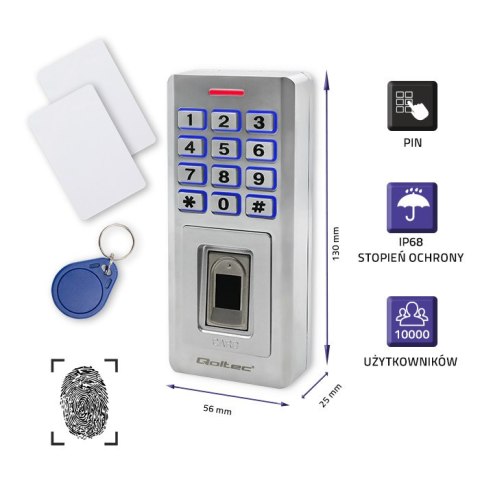 Qoltec Zamek szyfrowy OBERON | EM
