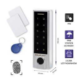 Qoltec Zamek szyfrowy dotykowy PROTEUS | EM