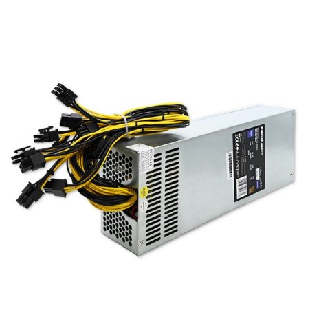 Qoltec Zasilacz PCI-E Smart 1600W | 80 Plus Gold - Data mining