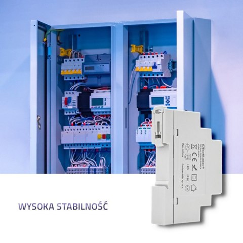 Qoltec Zasilacz na szynę DIN | 15W | 12V | 1.25A | Szary Qoltec Zasilacz na szynę DIN | 15W | 12V | 1.25A | Szary
